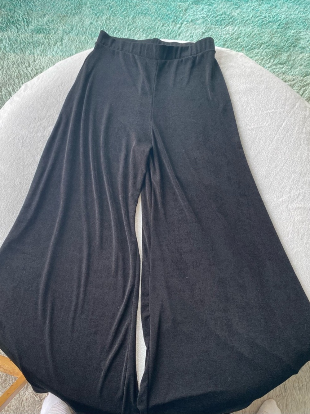 Wide Leg Black Women's Jumpsuit Pants